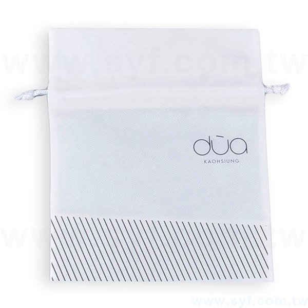 不織布束口袋-厚度80G-尺寸W21*H25*D11.5-單色單面-可客製化印刷LOGO_6
